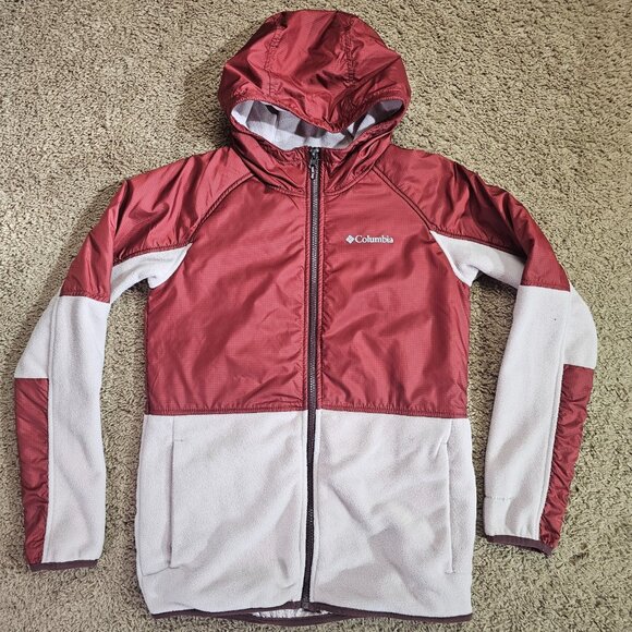 Columbia Other - Columbia Youth 14/16 Omni Heat Hooded Jacket Fleece Thermal Full Zip Coat